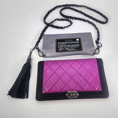 chanel boy yen wallet|More.